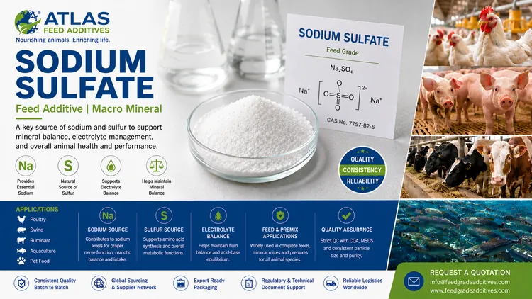 Sodium Sulfate feed additive visual