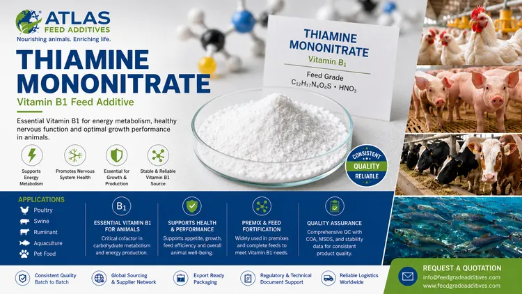 Thiamine Mononitrate feed additive visual
