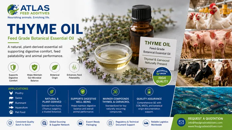 Thyme Oil feed additive visual