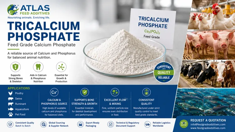 Tricalcium Phosphate feed additive visual