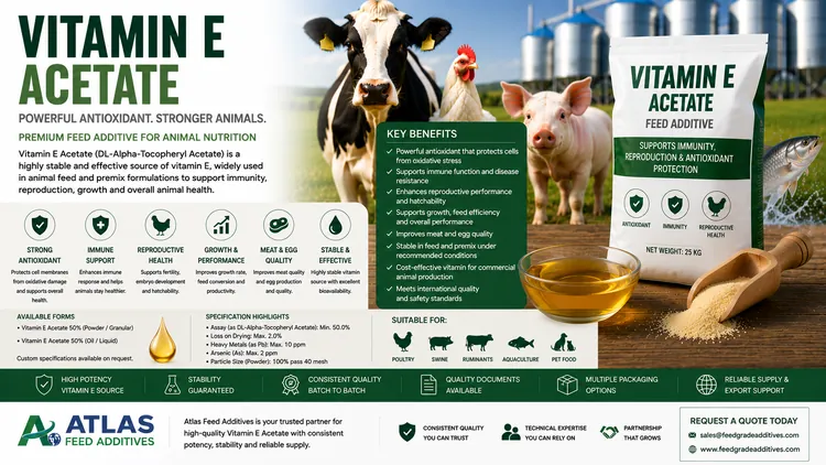 Vitamin E Acetate feed additive visual