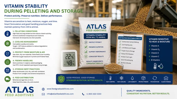 Vitamin Stability During Pelleting and Storage visual