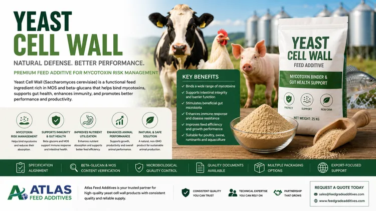 Yeast Cell Wall feed additive visual
