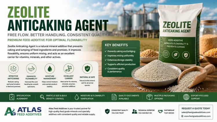 Zeolite Anticaking Agent feed additive visual