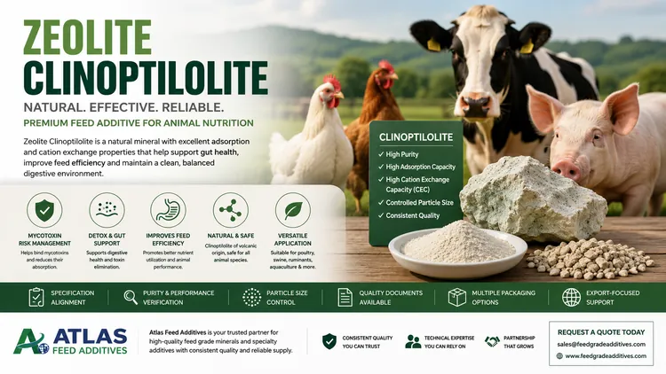 Zeolite Clinoptilolite feed additive visual