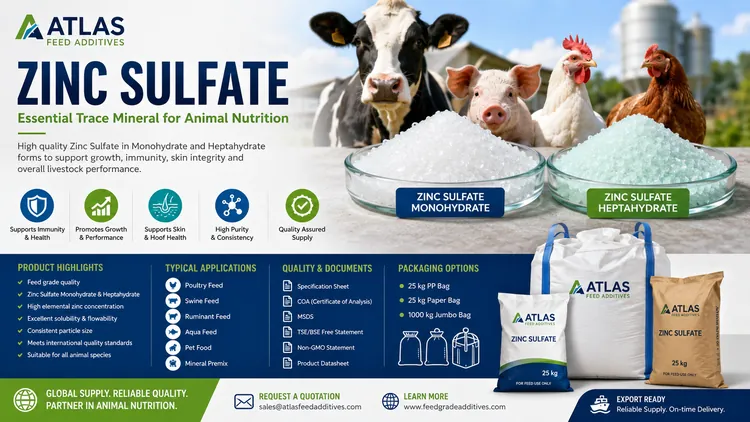 Zinc Sulfate feed additive visual
